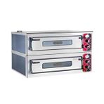 CSA İnox Csa Karacasan Elektrikli Çift Katlı 12 Pizza'lık Pizza Fırını Gri