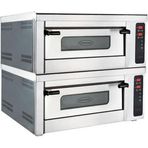 CSA İnox Csa Karacasan Elektrikli Çift Katlı 8 Li Dijital Pizza Fırını