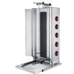CSA İnox Csa Karacasan Endüstriyel Elektrikli 5 Radyanlı Döner Ocağı Makinesi