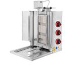 Csa İnox Csa Karacasan Tüplü 3 Radyanlı Üstten Motorlu Döner Ocağı Makinesi