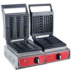 CSA İnox Karacasan Endüstriyel Elektrikli Kare + Çubuk Waffle Makinesi