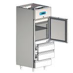 Csa Karacasan (304 Çelik) 700 Lt Dikey Çekmeceli Buzdolabı