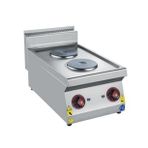 CSA Karacasan 40 cm 700 Seri Set Üstü Çift Gözlü Elektrikli Ocak