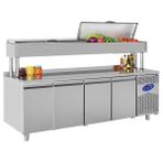 Csa Karacasan 632 Lt Dört Kapılı 700'Lük Yükseltilmiş Makeup Buzdolabı(430 Çelik)