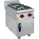 CSA Karacasan 900 Seri Dolaplı 40 cm 2 Gözlü Doğalgazlı Ocak