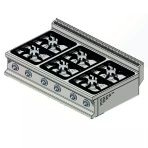 CSA Karacasan 900 Seri Set Üstü 120 cm 6 Gözlü Doğalgazlı Ocak