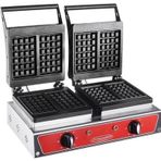 Csa Karacasan Elektrikli Döküm Kare Waffle Makinesi 4 Lü