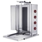 CSA KRCS.DOE.4 İnox Karacasan Endüstriyel Elektrikli 4 Radyanlı Döner Ocağı Makinesi