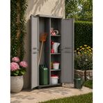 Csb Store Bahçe Balkon Plastik Dolap 68X39X166 cm Raflı Çok Amaçlı Depolama Dolabı