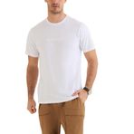 CSC Bar Split Graphic Kısa Kollu Erkek T-shirt Beyaz 3XL