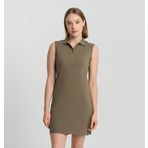 CSC Basic Polo Sleeveless Dress Kadın Sıfır Kol Elbise