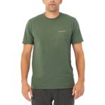 CSC M Basic Logo Brushed Erkek Kısa Kollu T-Shirt Yeşil 4XL