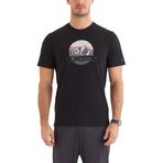 CSC Retro Erkek Kısa Kollu T-Shirt Siyah 4XL
