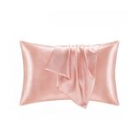 CSHWXY 66x51cm İpek Saten Yastık Kılıfı Düz Renk Yastık Kılıfı Yatak Ev Düz Çok Renkli Saten Yastık Kılıfı Ev,5