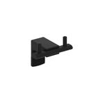 CSK Galaxy Black İkili Askılık Duvar Tipi, Paslanmaz, Şık Banyo Askısı