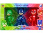 Cstars Pijamaskeliler 3'lü Oyuncak Figür Seti Catboy Owlette Gekko