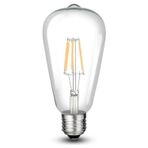Ct-4353 8W/6400K St-64 Uzun Fılament Led Ampul (Beyaz) Cata