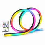 CT-4567 Pixel Neon LED Set 5 Metre RGB Kumandalı Esnek Şerit Işık İç ve Dış Mekan Dekoratif Aydınlatma