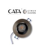 Ct 5252 Cata 7W Satin Govde Led Spot Armatur Beyaz Isik 6400K