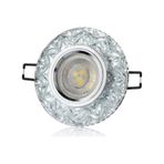 Ct-6598 Sim Kristal Cam Spot 7 Watt Beyaz Işık Led Ampullü Takım Led Efektli Beyaz Işık Led 7 Watt Diğer
