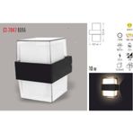 CT-7047 10W/3200K BORA LED APLİK (GÜNIŞIĞI)CATA