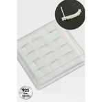 CT STONES tptn-240533 Çubuk Zirkon Taşlı Gümüş Hızma 12 Adet