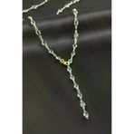 CT STONES tptn-265434 Nrzsnt Oval Zirkon Taşlı Çelik (232241) Y Kolye-Kırmızı