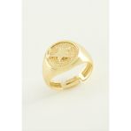 CT STONES tptn-269158 Yıldız Metal Yüzük