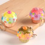 Ct Toys Anahtarlı Cupcake Squishy Ufak Boy Sukuşi Oyuncak 3 Adet