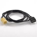 CTAB Fit For Alfa Romeo Fiat Grande Punto 2007 + Car MINI-ISO 6 Pin Connector Plug Black USB Adapter Cable AUX Function