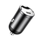 CTAB Fit For IPh0 11 Pro Max For Huawei P30 QC4.0 QC3.0 QC 5A Fast PD USB C Car Ph0ne Charger Quick Charge 4.0 3.0 USB Car Charger(Type C Port Gray)