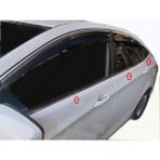 Ctk Hyundai Accent Blue - Solaris Cam Çıtası Krom 6 Parça 2011 - 2018