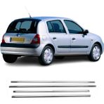 Ctk R. Clio 2 Hb Uyumlu Krom Cam Çıtası Tk 1999-2006 4prç Paslanmaz Çelik