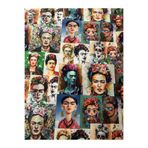 CTL Frida kahlo desenli döşemelik kumaş koltuk kanepe sandalye çanta cüzdan minder hobilik taytüğ