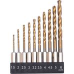 Ctn Paltava 1/4'' Bits Saplı Hss Matkap Uçu Seti 10'lu