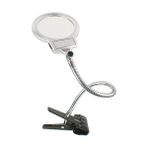 Ctn Paltava LED Işıklı Spiralli Klipsli Büyüteç 130 mm