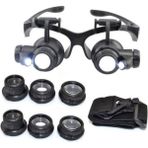 Ctn Paltava Paltava Ctn Gözlük Modeli 10X 15X 20X 25X Lens,2led Işıklı,büyüteç