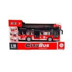 Ctoy Ctoys A1119-13 Kımızı Ses ve Işıklı Oyuncak Şehir Otobüsü
