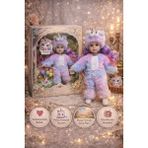 Ctoy Kostümlü Oyuncak Bebek Seti – Peluş Unicorn Kostümlü Koleksiyonluk Bebek (CTOY-QJ183C) - Çok Renkli