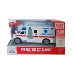 Ctoy Oyuncak Işıklı Ve Sesli Sürtmeli Ambulans 1:20 WY670A