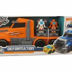 Ctoy Oyuncak Taşıyıcı Tır ve Robota Dönüşebilen Mini Araçlar L017-7 (Karışık Model 1 Adet)