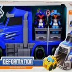 Ctoy Oyuncak Taşıyıcı Tır ve Robota Dönüşebilen Mini Araçlar L017-9 (Karışık Model 1 Adet)