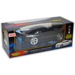 Ctoys 1:14 Ölçekli Chevrolet Copo Camaro Işıklı Uzaktan Kumandalı Araba Siyah 1402B