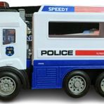 Ctoys 89-302A Isikli Sesli Ve Pilli Polis Kamyon Oyuncak
