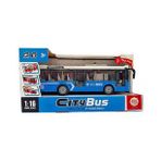 Ctoys A1119-13 Mavi Ses ve Işıklı Oyuncak Şehir Otobüsü