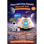 Ctoys Işıklı Uzay Kapsülü Oyuncak Seti – Astronot Figürlü, Pilli Uzay Aracı Oyuncak (3+ Yaş)