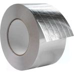 CTR Ticaret 50MM x 25 Metre Takviyeli Alüminyum Folyo Bant - Telli Yırtılmaz Isı Yalıtım Bandı - 2'li Avantaj Paket