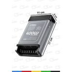 Ctrons IP45 Yağmur Korumalı 12V 33.3A Güç Kaynağı 400W LED Sürücü Ac/dc Trafo Dönüştürücü - Açık Gri
