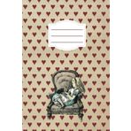 Cuaderno con renglones ilustrado - Alice in Wonderland - Alicia en el país de las maravillas: Vintage, con ilustraciones originales.