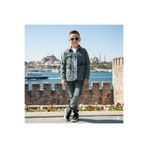 CUBBUX Erkek Çocuk 3'lü Kot Takım Ceket Pantolon (Jean) Tişört